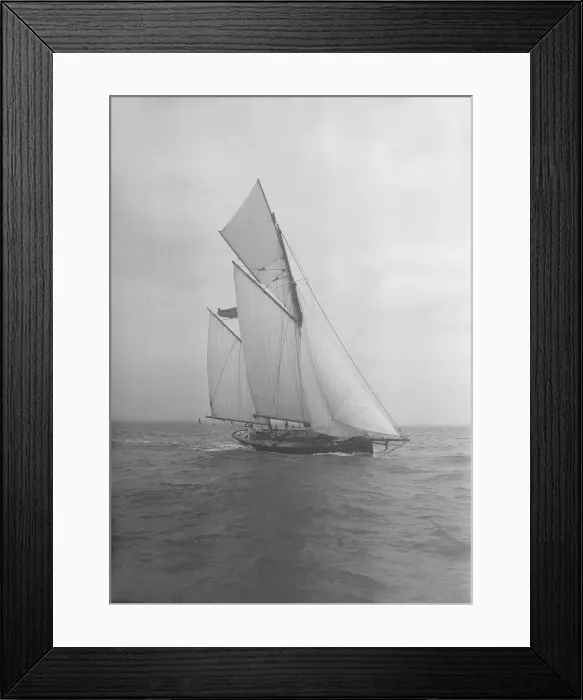 Framed Print : The ketch Corinda under sail. Creator: Kirk & Sons of Cowes Framed Print : The ketch Corinda under sail. Creator: Kirk & Sons of Cowes