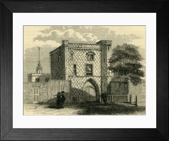 Framed Print : Old Gateway at Stepney, (c1872). Creator: Unknown Framed Print : Old Gateway at Stepney, (c1872). Creator: Unknown