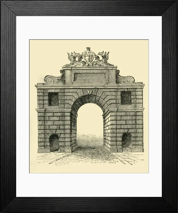 Framed Print : Bishopsgate, (c1872). Creator: Unknown Framed Print : Bishopsgate, (c1872). Creator: Unknown