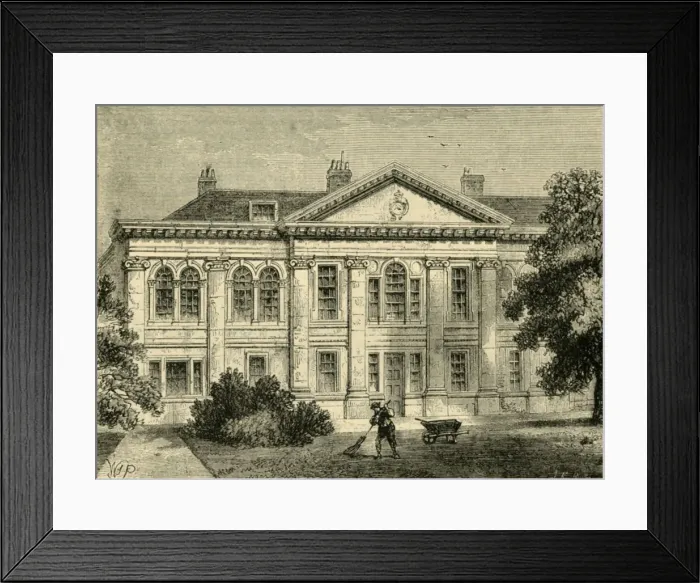 Framed Print : Hall of the Carpenters Company, c1872. Creator: Unknown Framed Print : Hall of the Carpenters Company, c1872. Creator: Unknown