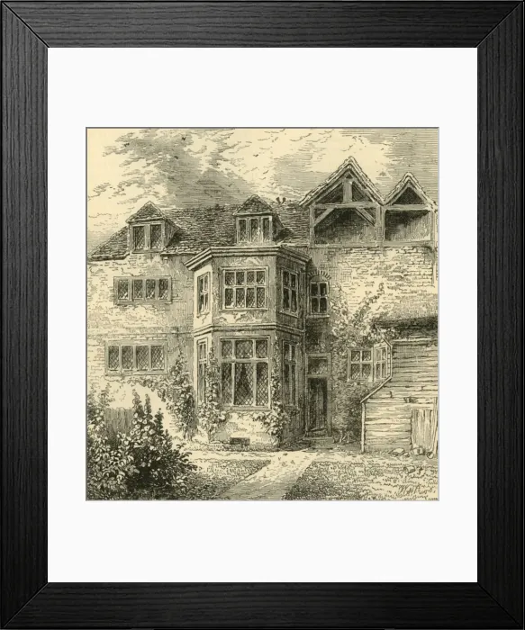 Framed Print : Prince Ruperts House, in the Barbican, (c1872). Creator: Unknown Framed Print : Prince Ruperts House, in the Barbican, (c1872). Creator: Unknown