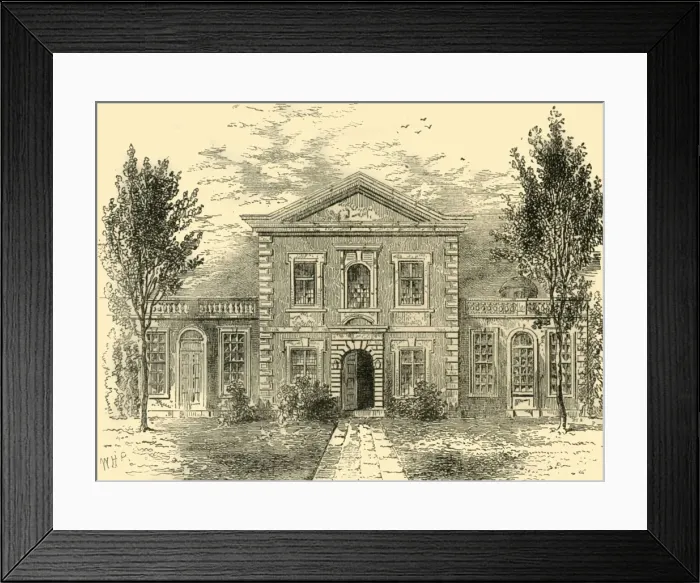 Framed Print : Barber-Surgeons Hall (1800), (c1872). Creator: Unknown Framed Print : Barber-Surgeons Hall (1800), (c1872). Creator: Unknown