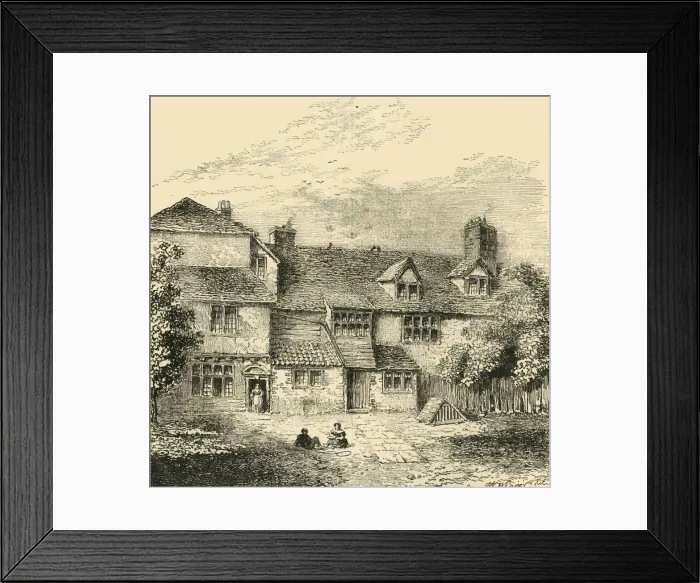 Framed Print : Sir Walter Raleighs House, (c1872). Creator: Unknown Framed Print : Sir Walter Raleighs House, (c1872). Creator: Unknown