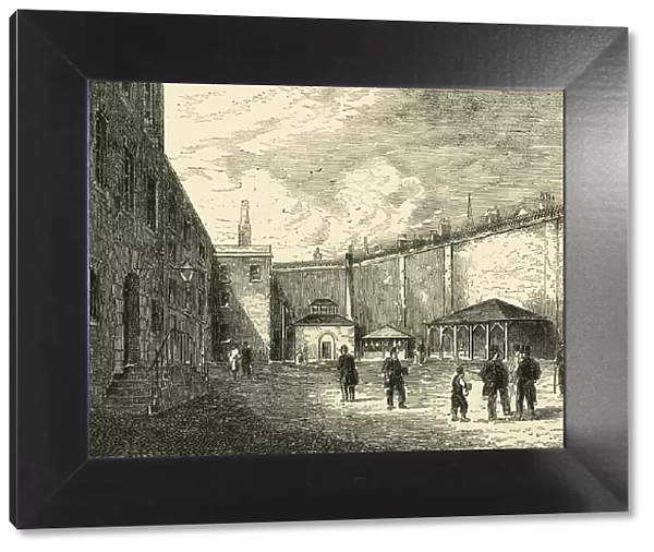 Courtyard in the Fleet Prison, (c1872). Creator: Unknown