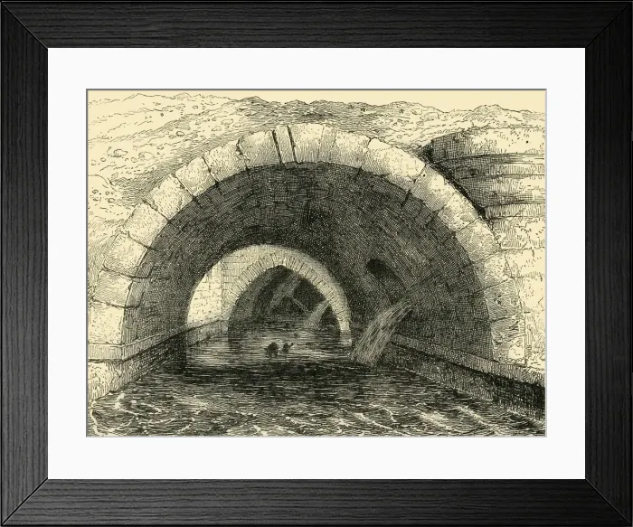 Framed Print : Remains of Old Holborn Bridge, (c1872). Creator: Unknown Framed Print : Remains of Old Holborn Bridge, (c1872). Creator: Unknown