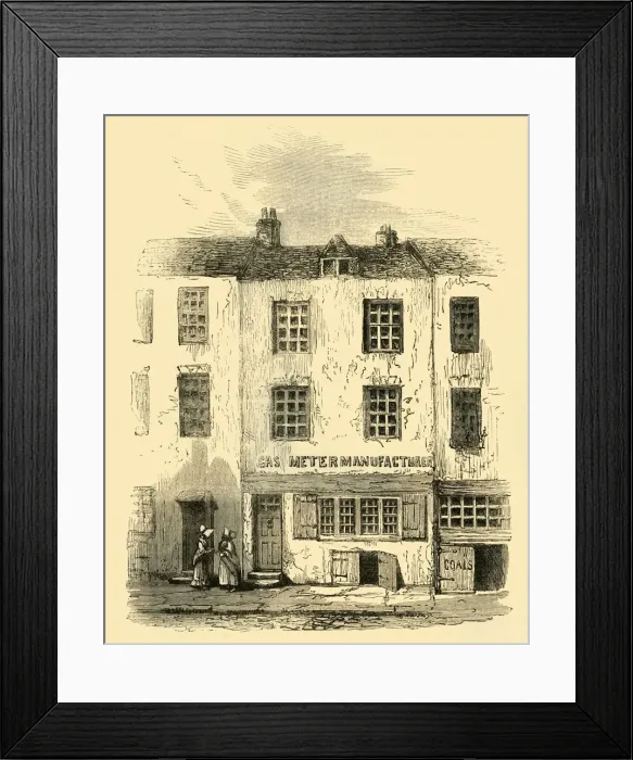 Framed Print : The Ghosts House in Cock Lane, c1872. Creator: Unknown Framed Print : The Ghosts House in Cock Lane, c1872. Creator: Unknown