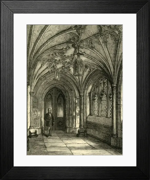 Framed Print : Porch of St. Sepulchres Church, c1872. Creator: Unknown Framed Print : Porch of St. Sepulchres Church, c1872. Creator: Unknown