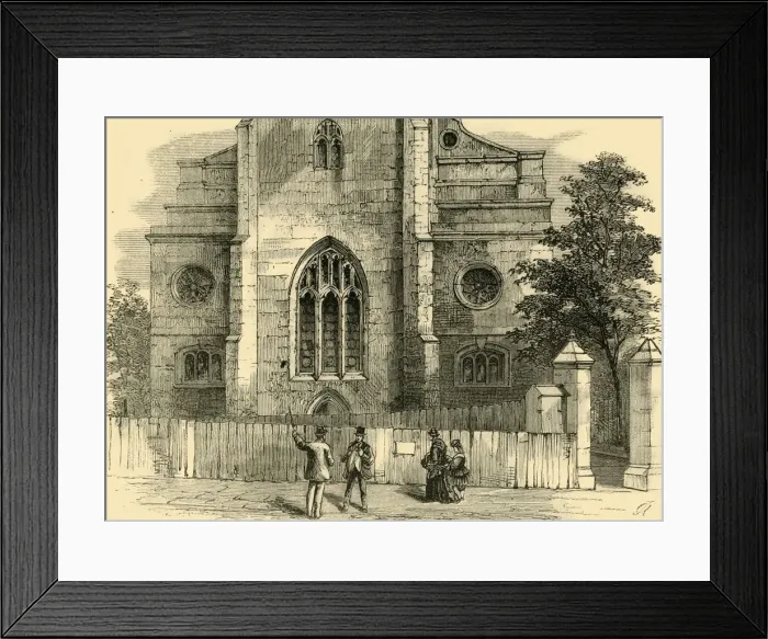 Framed Print : The West End of St. Andrews, Showing the Gothic Arch, c1872. Creator: Unknown Framed Print : The West End of St. Andrews, Showing the Gothic Arch, c1872. Creator: Unknown