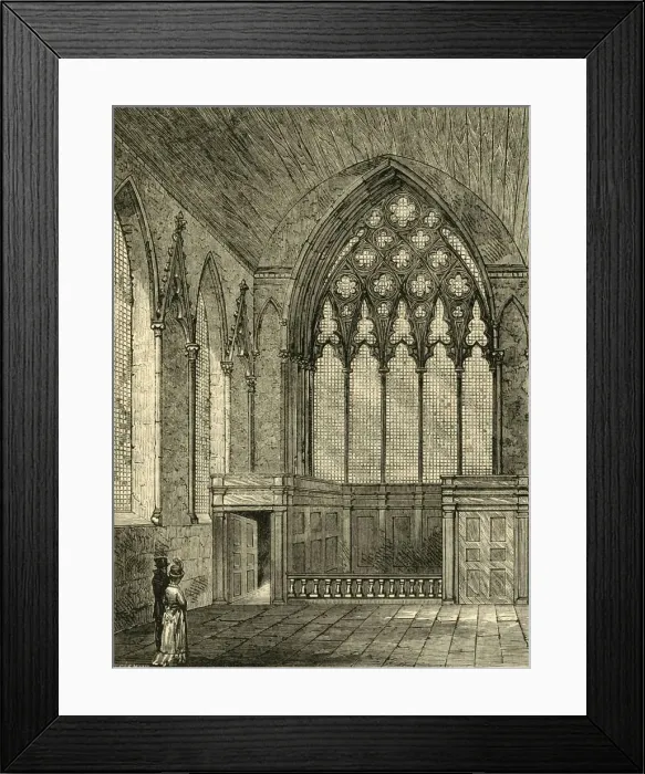 Framed Print : Ely Chapel, c1872. Creator: Unknown Framed Print : Ely Chapel, c1872. Creator: Unknown