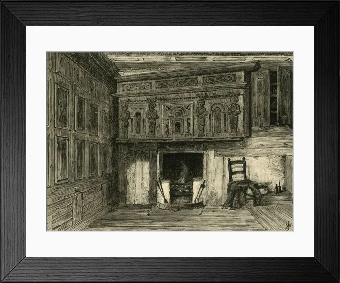 Framed Print : Room of a House in Fulwoods Rents (After Archer. ), (c1872). Creator: Unknown Framed Print : Room of a House in Fulwoods Rents (After Archer. ), (c1872). Creator: Unknown