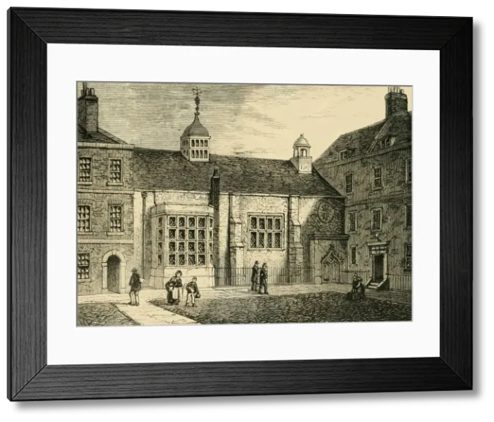Framed Print : Staples Inn, c1872. Creator: Unknown Framed Print : Staples Inn, c1872. Creator: Unknown