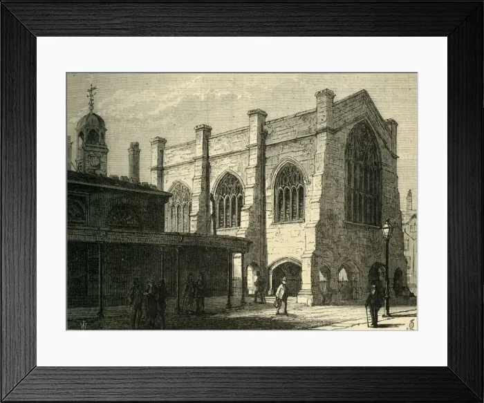 Framed Print : Lincolns Inn Chapel, (1881). Creator: Unknown Framed Print : Lincolns Inn Chapel, (1881). Creator: Unknown
