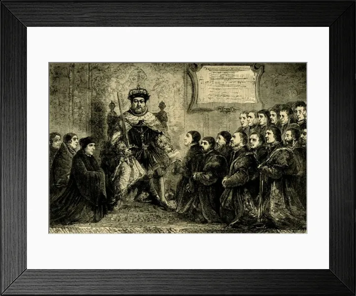 Framed Print : The Barber-Surgeons Picture, (c1872). Creator: Unknown Framed Print : The Barber-Surgeons Picture, (c1872). Creator: Unknown