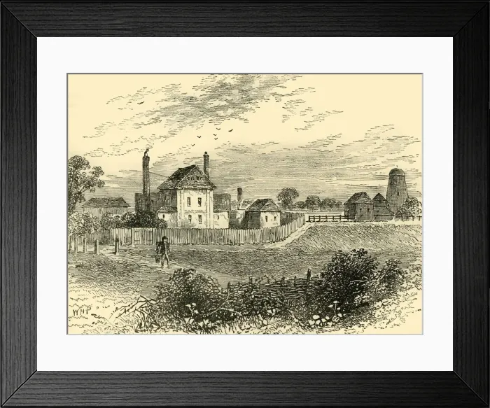 Framed Print : The New River Head, c1872. Creator: Unknown Framed Print : The New River Head, c1872. Creator: Unknown