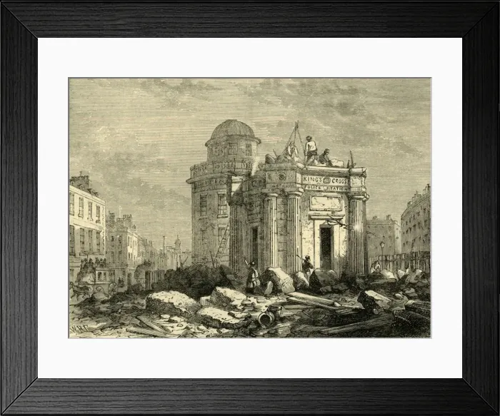 Framed Print : Kings Cross, (c1872). Creator: Unknown Framed Print : Kings Cross, (c1872). Creator: Unknown