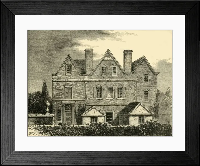 Framed Print : Coldbath House, c1872. Creator: Unknown Framed Print : Coldbath House, c1872. Creator: Unknown