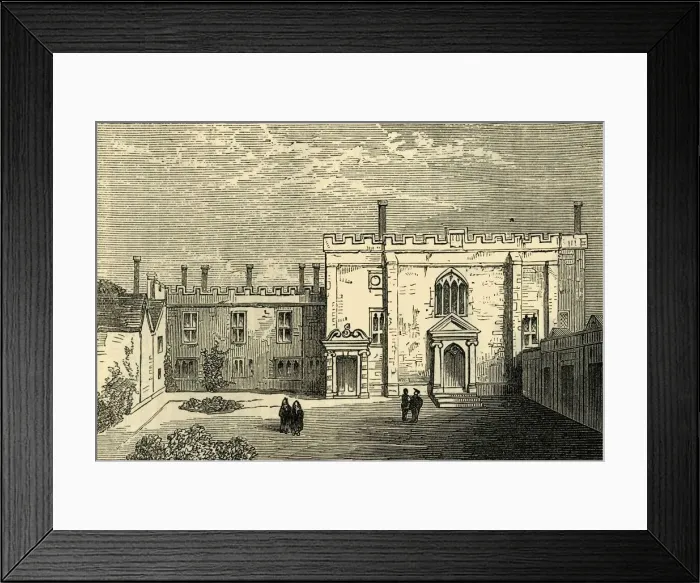 Framed Print : The Monastery of St. John of Jerusalem, Clerkenwell - The Chapel from the South, (c1872) Framed Print : The Monastery of St. John of Jerusalem, Clerkenwell - The Chapel from the South, (c1872)