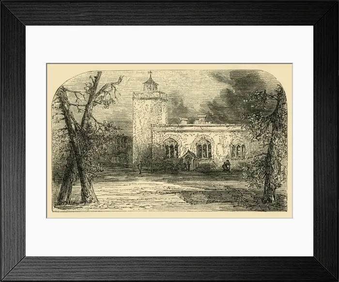 Framed Print : The Church of St. Peter on Tower Green, c1872. Creator: Unknown Framed Print : The Church of St. Peter on Tower Green, c1872. Creator: Unknown