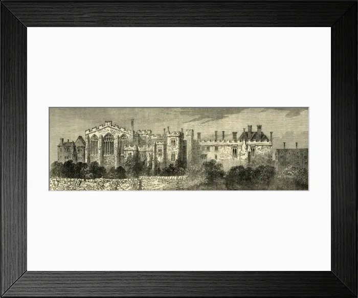Framed Print : The Monastery of St. John of Jerusalem, Clerkenwell - General View from the South-East, (c1872) Framed Print : The Monastery of St. John of Jerusalem, Clerkenwell - General View from the South-East, (c1872)
