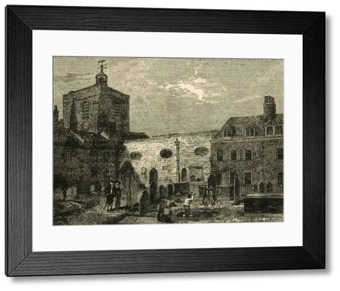Framed Print : The Old Church of St. James, Clerkenwell, (c1872). Creator: Unknown Framed Print : The Old Church of St. James, Clerkenwell, (c1872). Creator: Unknown