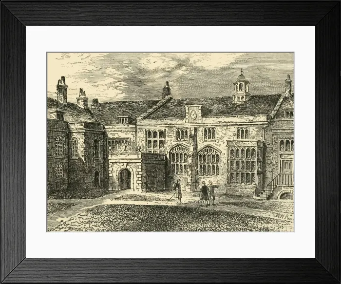 Framed Print : The Exterior of the Hall, Charterhouse, (c1872). Creator: Unknown Framed Print : The Exterior of the Hall, Charterhouse, (c1872). Creator: Unknown