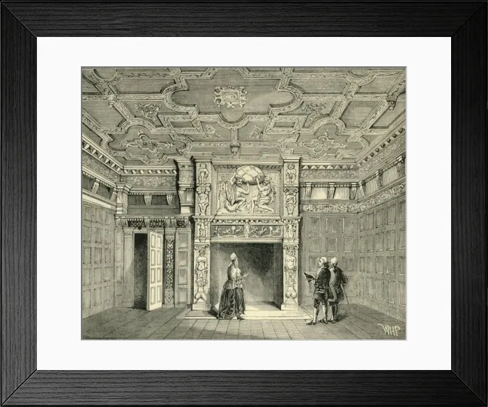 Framed Print : Room in Sir Paul Pindars House, (c1872). Creator: Unknown Framed Print : Room in Sir Paul Pindars House, (c1872). Creator: Unknown
