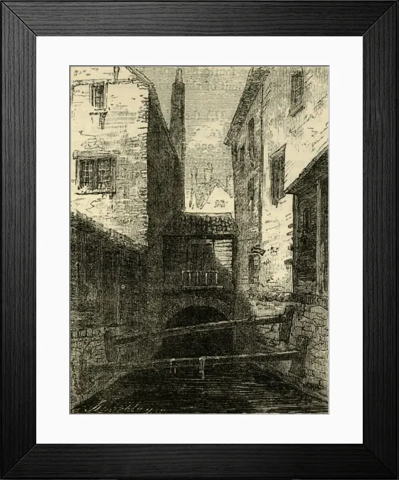 Framed Print : Back of the Red Lion, from the Fleet, (c1872). Creator: Unknown Framed Print : Back of the Red Lion, from the Fleet, (c1872). Creator: Unknown