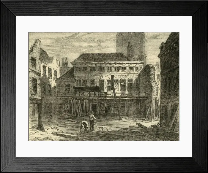 Framed Print : The Saracens Head, Snow Hill, (c1872). Creator: Unknown Framed Print : The Saracens Head, Snow Hill, (c1872). Creator: Unknown