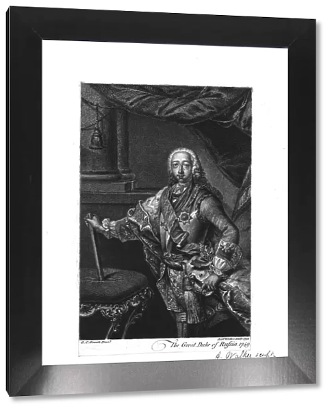 The Great Duke of Russia, 1749, (1752). Creator: Anthony Walker