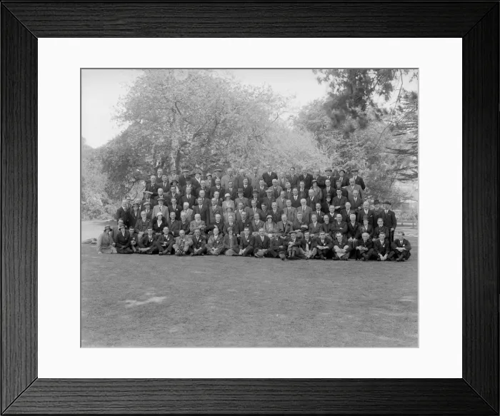 Framed Print : Group portrait, c1935. Creator: Kirk & Sons of Cowes Framed Print : Group portrait, c1935. Creator: Kirk & Sons of Cowes