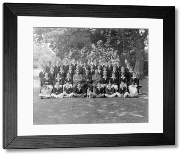 Framed Print : Group portrait, c1935. Creator: Kirk & Sons of Cowes Framed Print : Group portrait, c1935. Creator: Kirk & Sons of Cowes