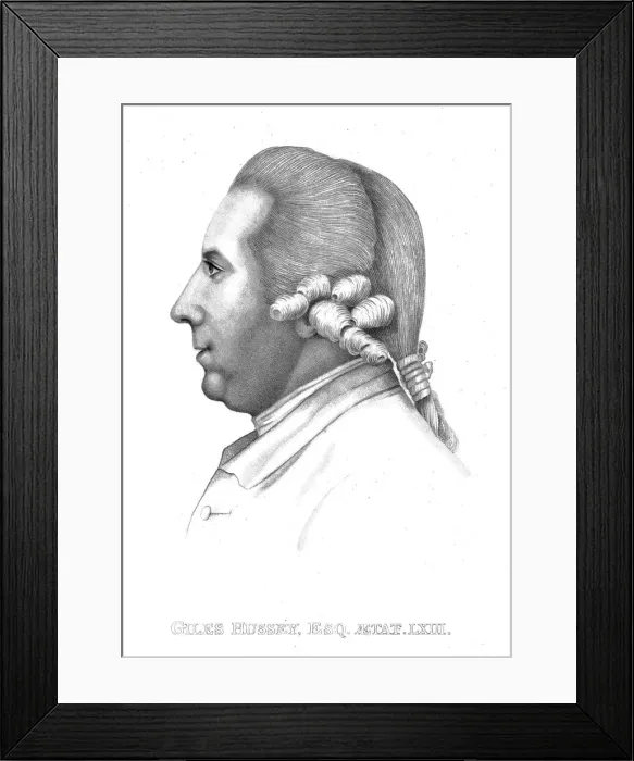 Framed Print : Giles Hussey, 1773, (1814). Creator: Giles Hussey Framed Print : Giles Hussey, 1773, (1814). Creator: Giles Hussey