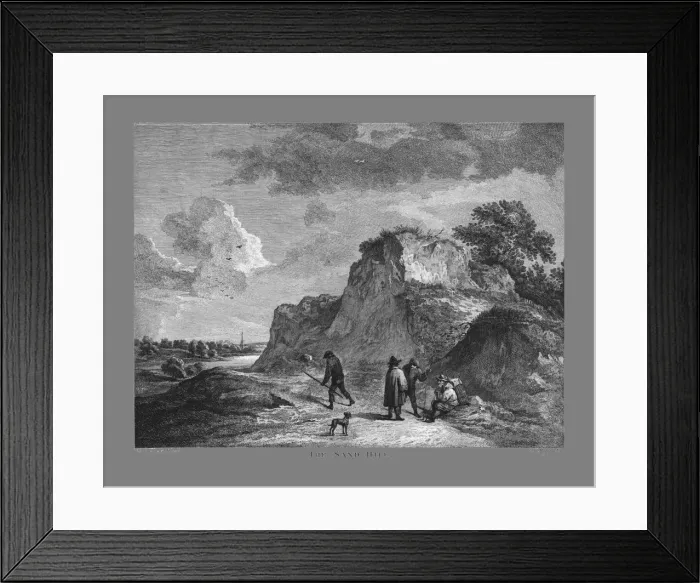 Framed Print : The Sand Hill, 1751. Creator: Thomas Major