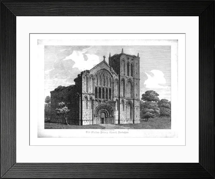 Framed Print : Old Malton Priory Church, Yorkshire, early 19th century. Creator: John Coney Framed Print : Old Malton Priory Church, Yorkshire, early 19th century. Creator: John Coney