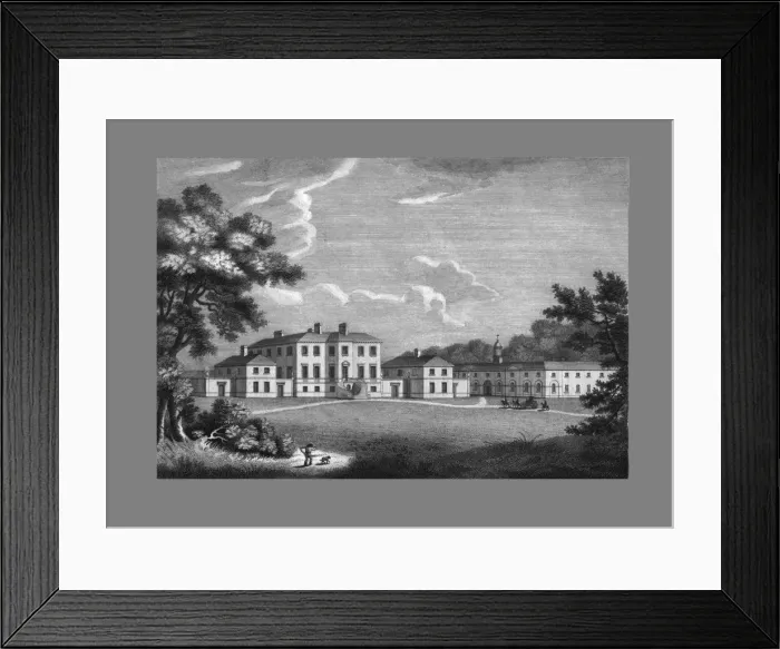 Framed Print : Gledstone House, 1804. Creator: William Skelton Framed Print : Gledstone House, 1804. Creator: William Skelton