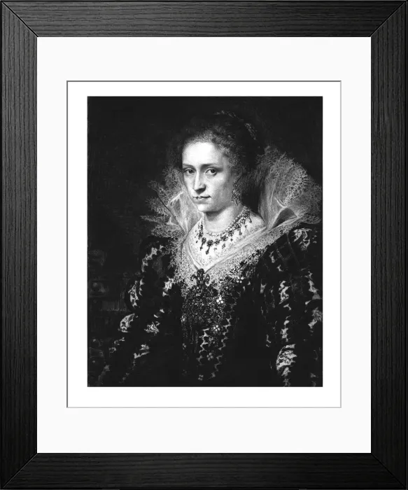 Framed Print : Jacqueline van Caestre, c1618. Creator: Charles Waltner Framed Print : Jacqueline van Caestre, c1618. Creator: Charles Waltner