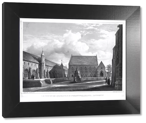S. W. View in the Quadrangle of St. Augustines College, Canterbury, c1847. Creator