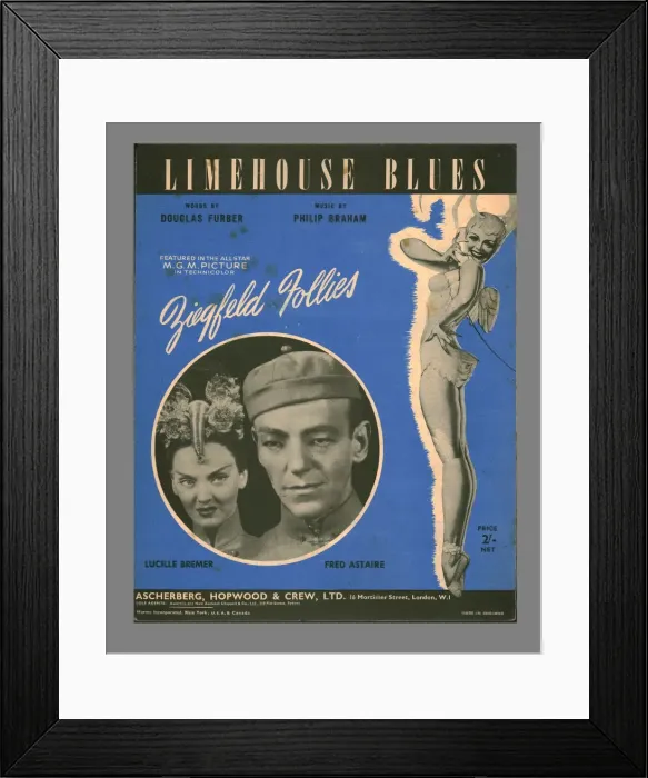 Framed Print : Limehouse Blues, sheet music, 1945. Creator: Unknown Framed Print : Limehouse Blues, sheet music, 1945. Creator: Unknown