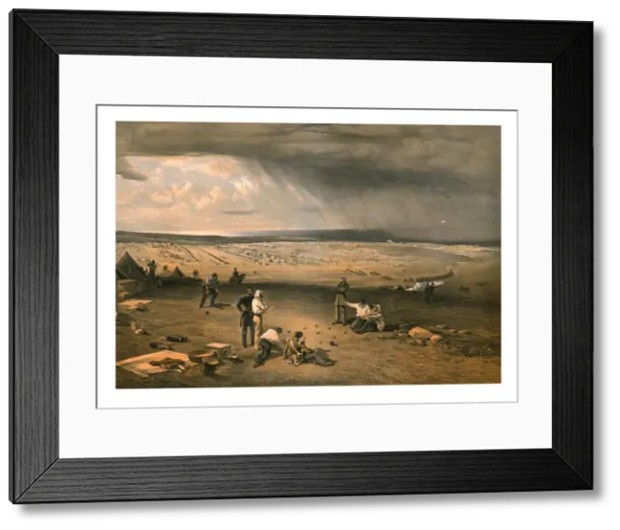 Framed Print : Camp of the 3rd Division, July 9th 1855. Creator: Edmund Walker Framed Print : Camp of the 3rd Division, July 9th 1855. Creator: Edmund Walker