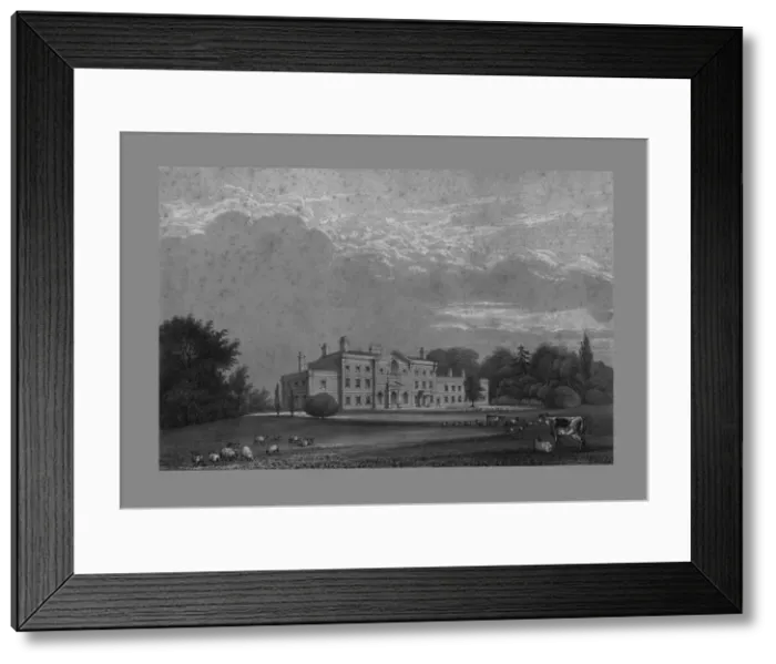 Framed Print : Lawton Hall, c1847. Creator: Unknown Framed Print : Lawton Hall, c1847. Creator: Unknown