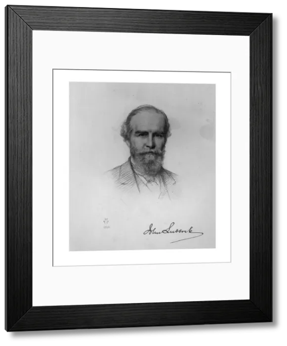 Framed Print : John Lubbock, 1896. Creator: Unknown Framed Print : John Lubbock, 1896. Creator: Unknown
