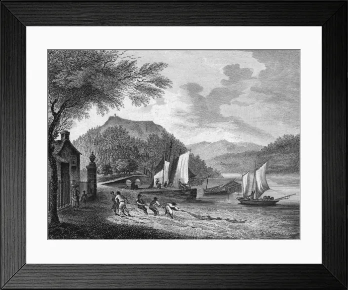 Framed Print : The Port of Inverary, c1800. Creator: James Fittler Framed Print : The Port of Inverary, c1800. Creator: James Fittler