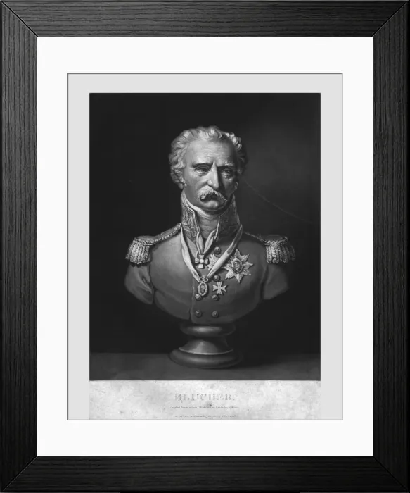 Framed Print : Blucher, 1814. Creator: Francois-Joseph Bosio Framed Print : Blucher, 1814. Creator: Francois-Joseph Bosio