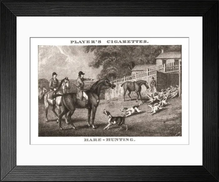 Framed Print : Hare-Hunting, (1924). Creator: Unknown Framed Print : Hare-Hunting, (1924). Creator: Unknown