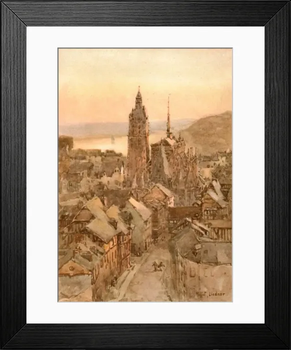 Framed Print : Caudebec en Caux, 1901, (c1902). Creator: Unknown Framed Print : Caudebec en Caux, 1901, (c1902). Creator: Unknown