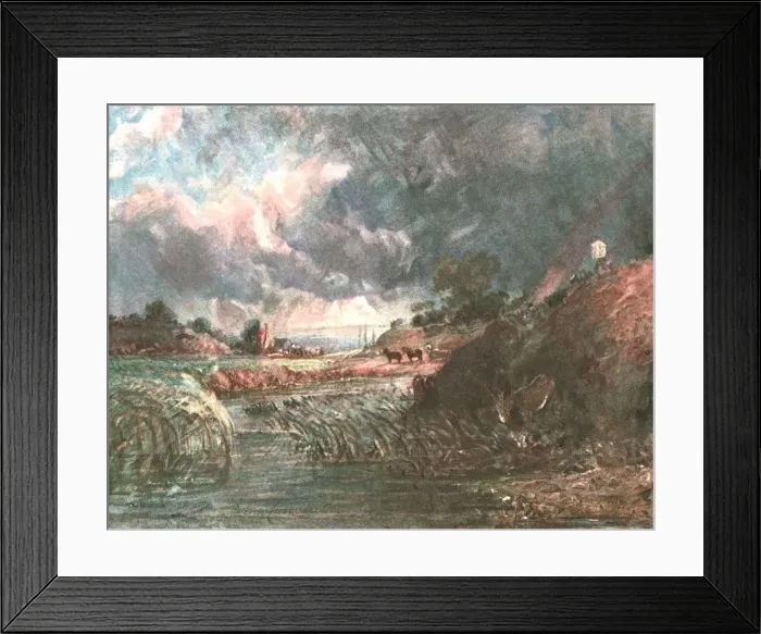 Framed Print : Storm Clouds passing over Hampstead, early 19th century, (c1900). Creator: Unknown