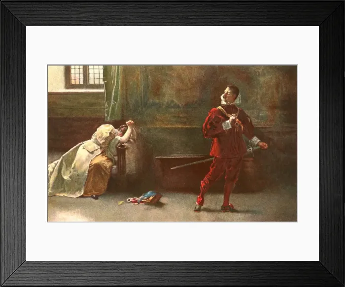Framed Print : The Quarrel, c1902. Creator: Unknown Framed Print : The Quarrel, c1902. Creator: Unknown
