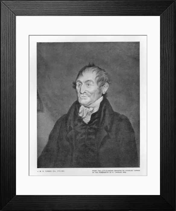 Framed Print : J. M. W. Turner, R. A. (1775-1851). Creator: Unknown Framed Print : J. M. W. Turner, R. A. (1775-1851). Creator: Unknown