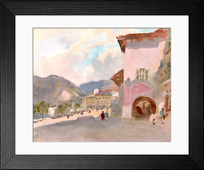 Framed Print : Pallanza, Lago Maggiore, 1892, (c1900). Creator: Unknown Framed Print : Pallanza, Lago Maggiore, 1892, (c1900). Creator: Unknown