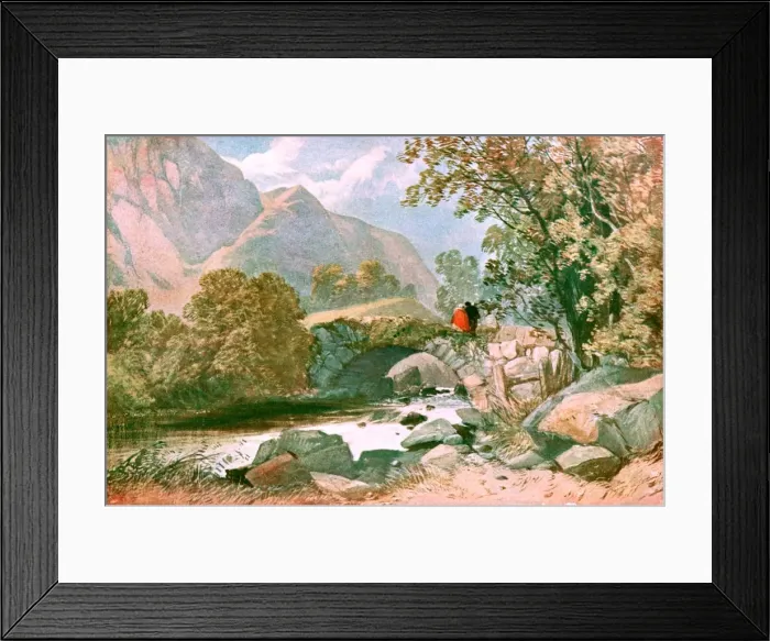 Framed Print : Near Bettws-y-Coed, North Wales, (c1900). Creator: Unknown Framed Print : Near Bettws-y-Coed, North Wales, (c1900). Creator: Unknown